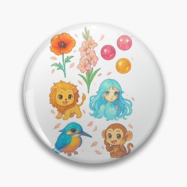 Item preview, Anime Glow of August designed and sold by BrushAndBreathe.