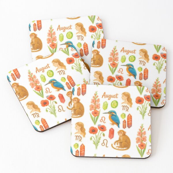 Item preview, Watercolor Harmony of August designed and sold by BrushAndBreathe.