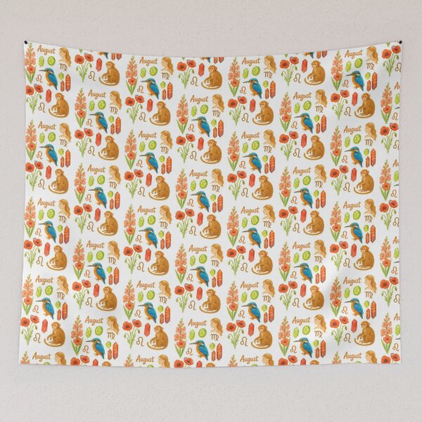 Item preview, Watercolor Harmony of August designed and sold by BrushAndBreathe.