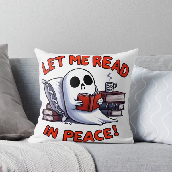 Item preview, Ghost Reading, Let Me Read In Peace Ghost Reading designed and sold by Eif53.
