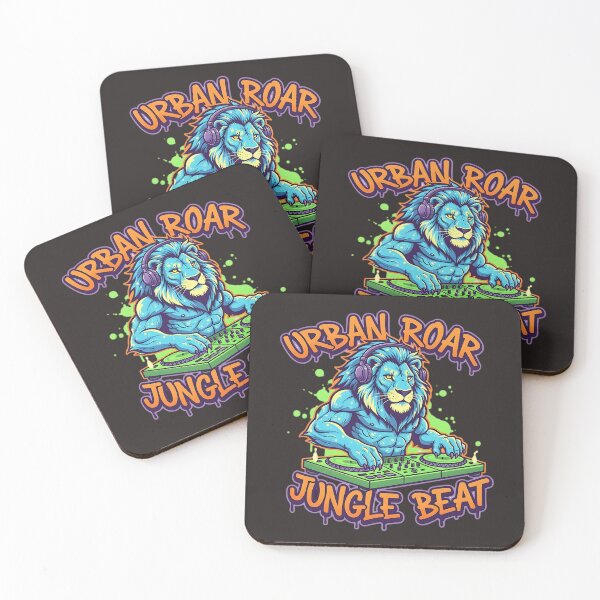 Item preview, Urban Roar – Jungle Beat DJ Lion designed and sold by AwesomeBeyondLimits.