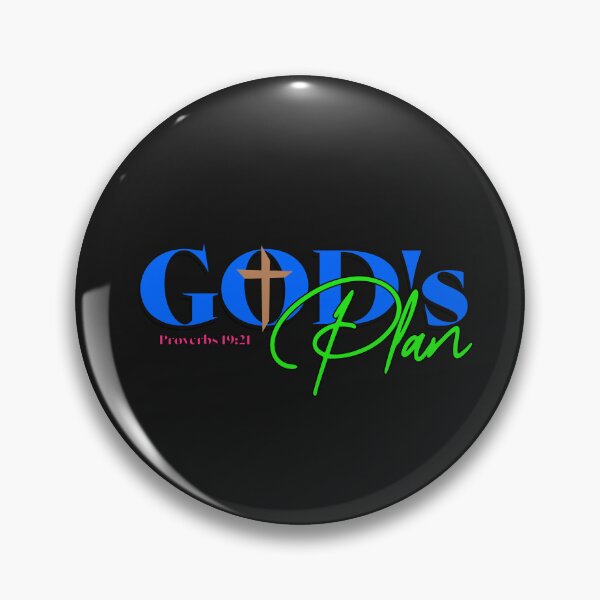 Item preview, God's Plan Proverbs19:21 (White Font) designed and sold by MoonsunCraft.