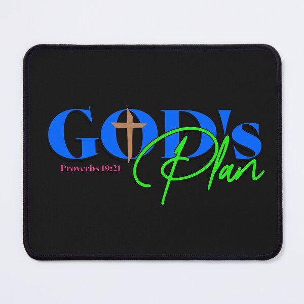 Item preview, God's Plan Proverbs19:21 (White Font) designed and sold by MoonsunCraft.