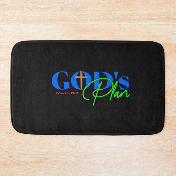 Item preview, God's Plan Proverbs19:21 (White Font) designed and sold by MoonsunCraft.