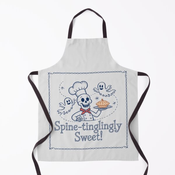 Item preview, Playful Skeleton Chef Serving Pie designed and sold by SplashTastic.