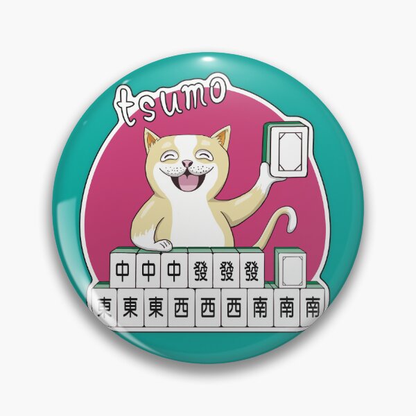 Item preview, Mahjong cat got tsumo /Fu_mahjong winner  designed and sold by jessie848v.
