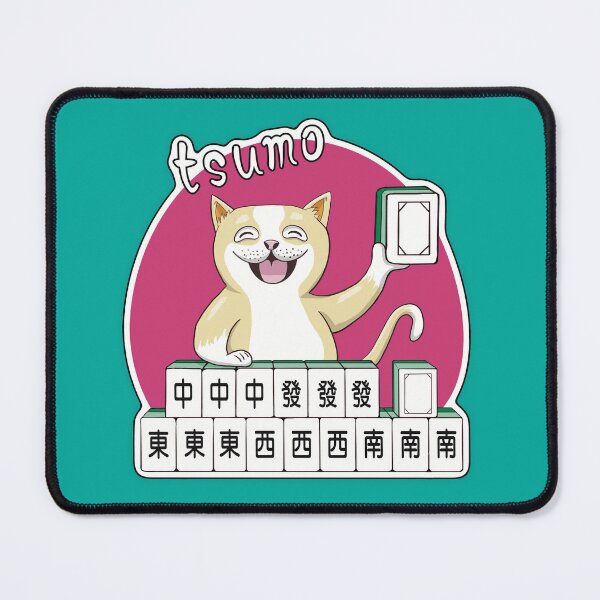 Item preview, Mahjong cat got tsumo /Fu_mahjong winner  designed and sold by jessie848v.