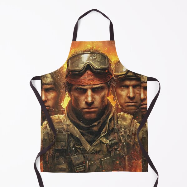 Item preview, Three faces of determined and battle-hardened combat soldiers. designed and sold by Piotrek0001.