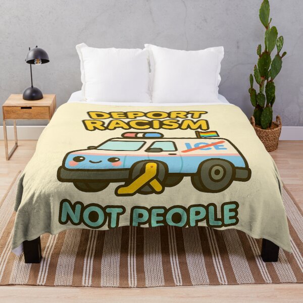 Item preview, Deport Racism, Not People (with Boot!) designed and sold by WheelieGdArt.