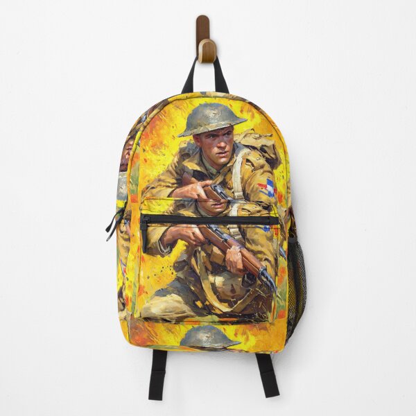 Item preview, A historical soldier among a field of red poppies. designed and sold by Piotrek0001.