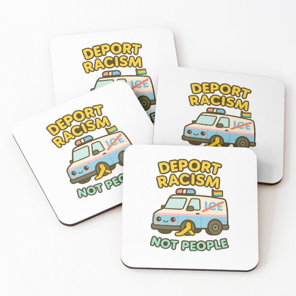 Item preview, Deport Racism, Not People (with Boot!) - V2 designed and sold by WheelieGdArt.