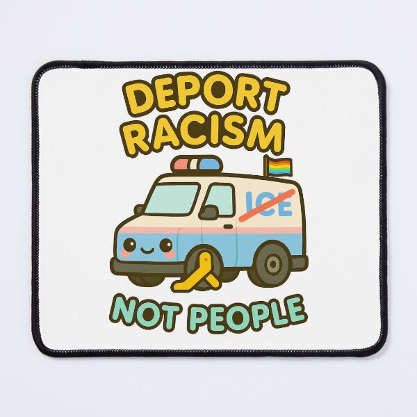 Item preview, Deport Racism, Not People (with Boot!) - V2 designed and sold by WheelieGdArt.