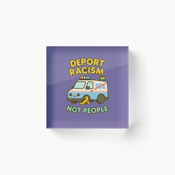 Item preview, Deport Racism, Not People (with Boot!) - V3 designed and sold by WheelieGdArt.