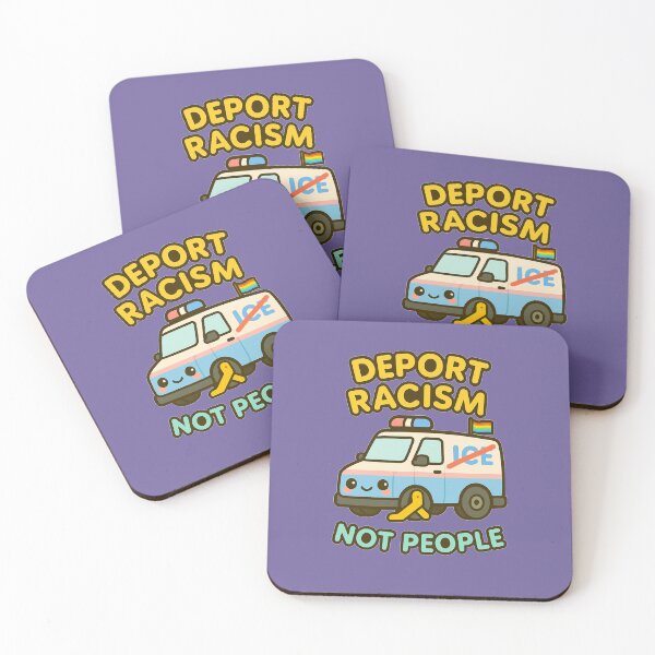 Item preview, Deport Racism, Not People (with Boot!) - V3 designed and sold by WheelieGdArt.