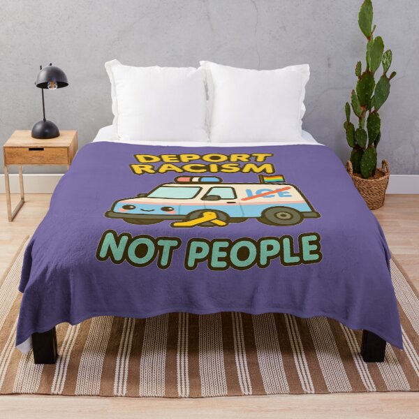 Item preview, Deport Racism, Not People (with Boot!) - V3 designed and sold by WheelieGdArt.