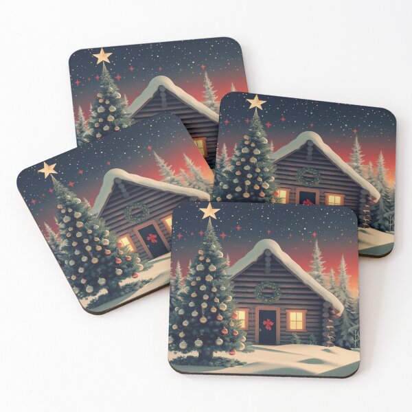 Item preview, Oh Christmas Tree and a log cabin designed and sold by Heavens Light.