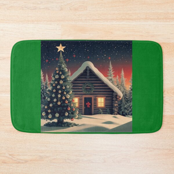 Item preview, Oh Christmas Tree and a log cabin designed and sold by Heavens Light.