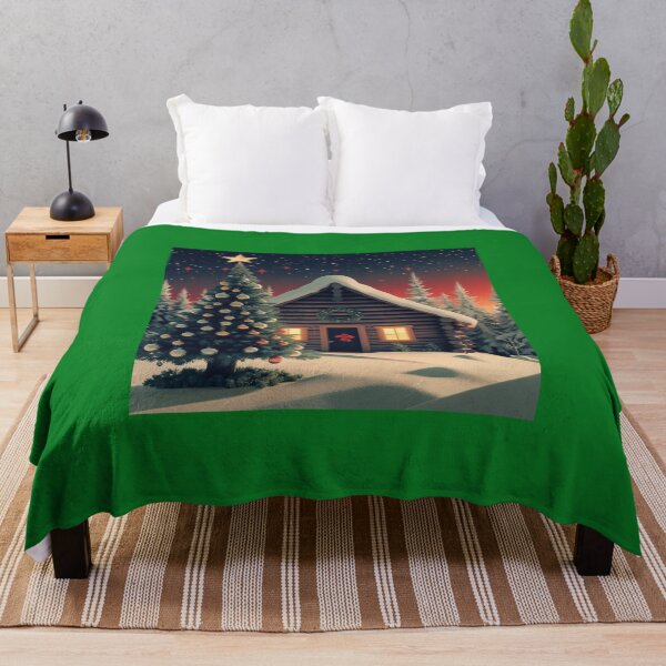 Item preview, Oh Christmas Tree and a log cabin designed and sold by Heavens Light.
