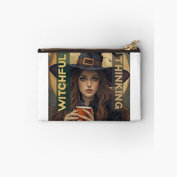 Item preview, Witchful Thinking” T-Shirt – Moody Witch with Coffee & Full Moon | Funny Halloween Tee for Women | Witchy Aesthetic Apparel designed and sold by SassyArtist9006.