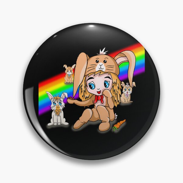 Item preview, rai.nbow car.toon rabbit designed and sold by JaSilvey6.