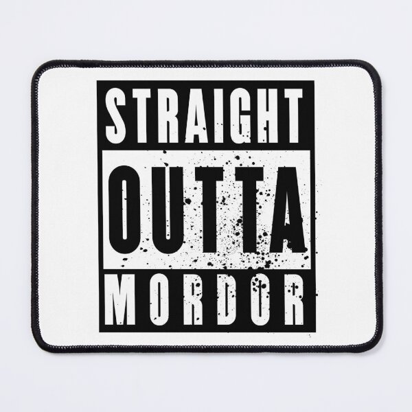 Item preview, Straight outta Mordor tee vector designed and sold by Slu1.redbubble.com.
