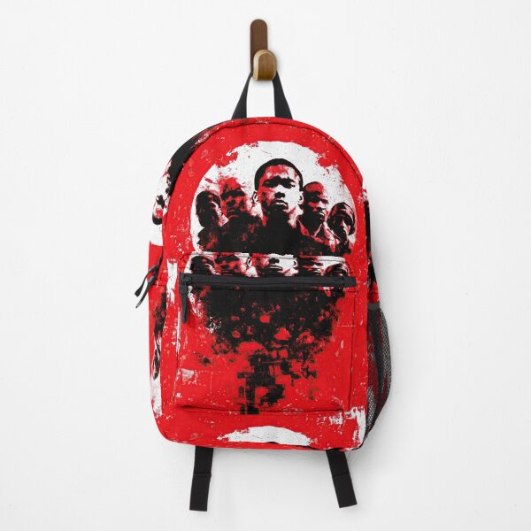 Item preview, Group of five determined fighters on a red grunge background. designed and sold by Piotrek0001.
