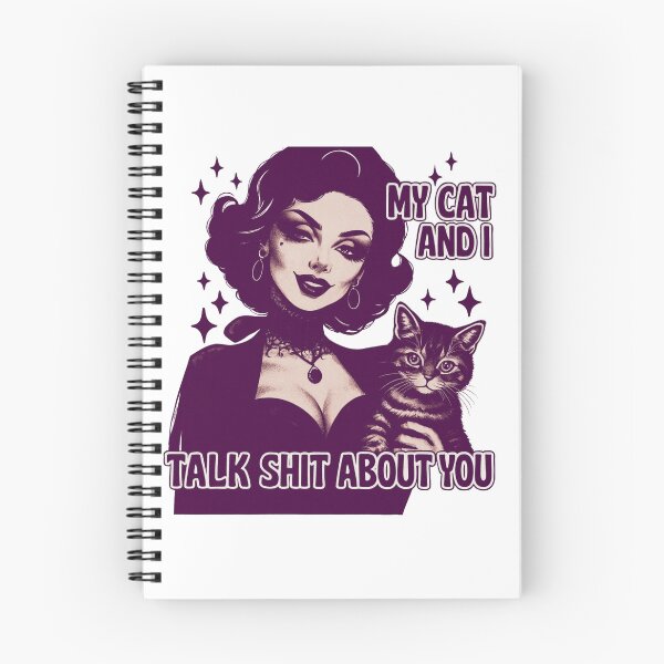 Item preview, My Cat and I Talk Sh*t About You designed and sold by Charisma Enigma.
