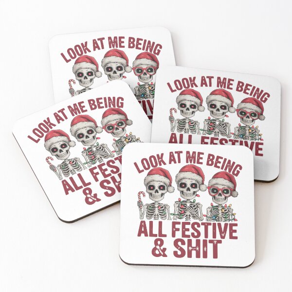 Item preview, Look At Me Being All Festive And Shit | Funny Sarcastic Christmas Shirt | Adult Holiday Humor Tee designed and sold by sweary12.