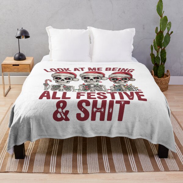Item preview, Look At Me Being All Festive And Shit | Funny Sarcastic Christmas Shirt | Adult Holiday Humor Tee designed and sold by sweary12.