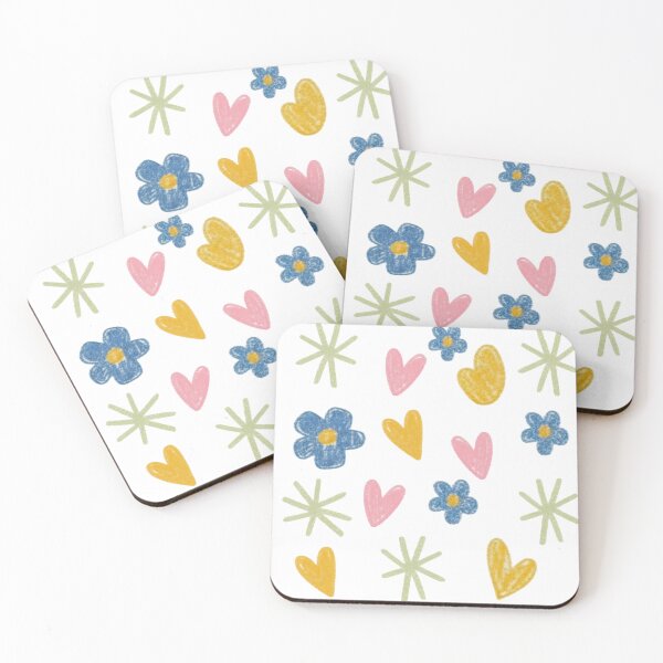 Item preview, Cute Doodle Hearts and Flowers designed and sold by 0606PM.