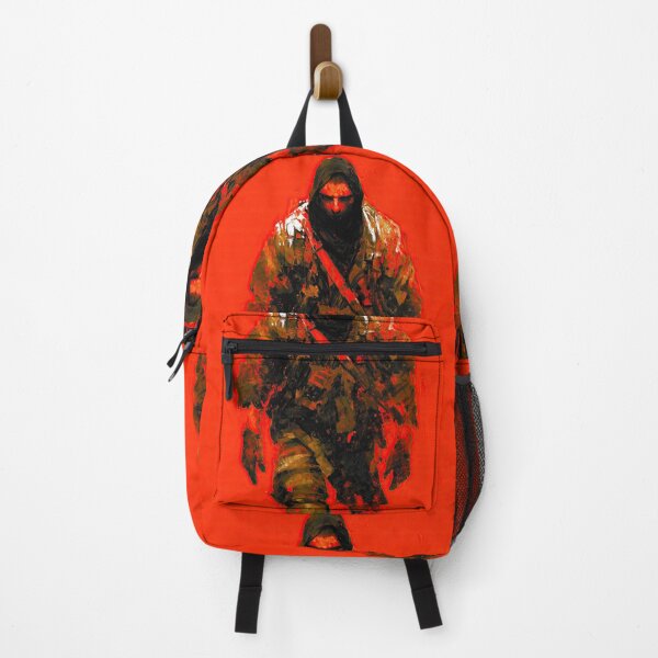 Item preview, A mysterious hooded figure on an intense red background. designed and sold by Piotrek0001.