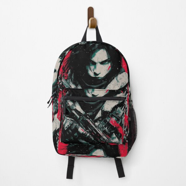 Item preview, Determined female warrior with a gun in comic style. designed and sold by Piotrek0001.
