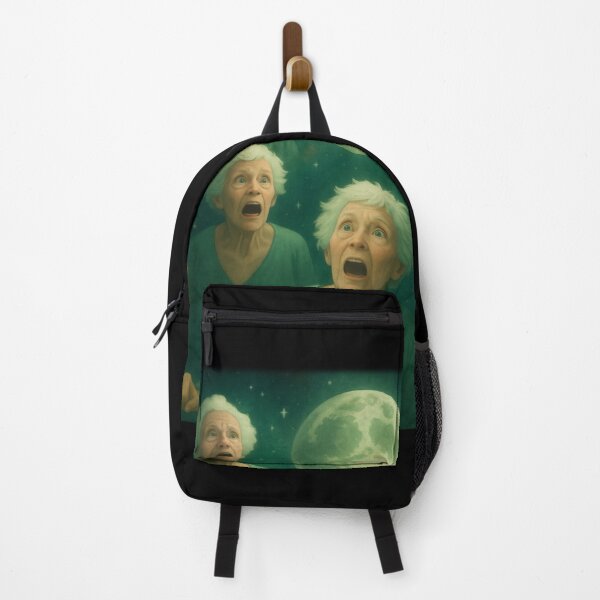 Item preview, Three Granny Moon 3 Old Ladys Retro Howling Cursed Meme designed and sold by Georgiodaccache.