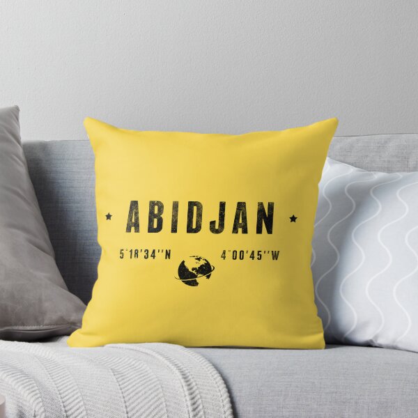 Item preview, Abidjan Ivory Coast Latitude Longitude Coordinates designed and sold by capricedefille.