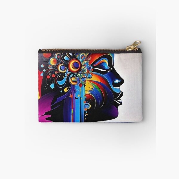 Item preview, Striking Color Combinations: Abstract Woman Portrayal | Color Art | Abstract Art designed and sold by UnhingedBird.