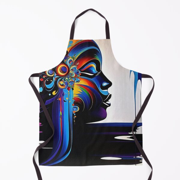 Item preview, Striking Color Combinations: Abstract Woman Portrayal | Color Art | Abstract Art designed and sold by UnhingedBird.