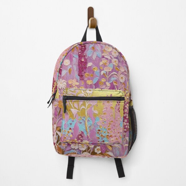 Item preview, Gustav Klimt Pinl Flower Garden designed and sold by maniacfitness.