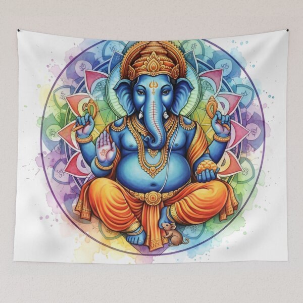 Item preview, Lord Ganesha (Watercolor Color) designed and sold by AlquimiaSolar.