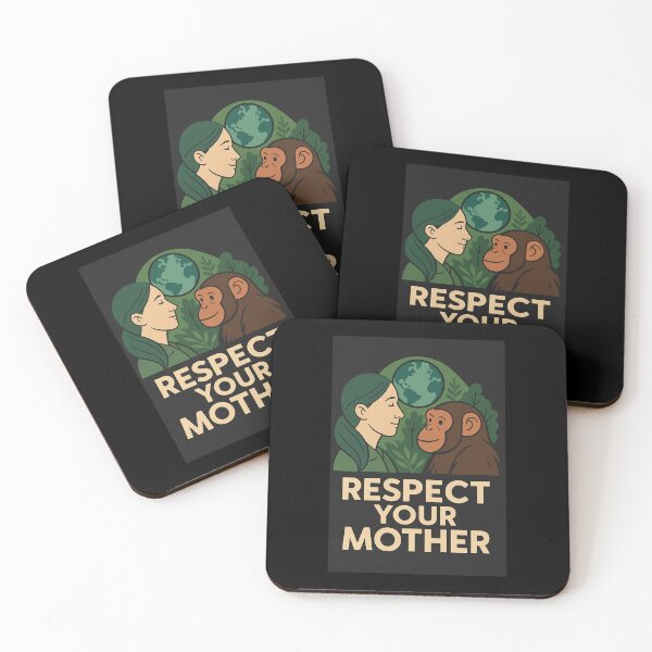 Item preview, Respect Your Mother – Jane Goodall Inspired Environmental Design designed and sold by LoaiArt.