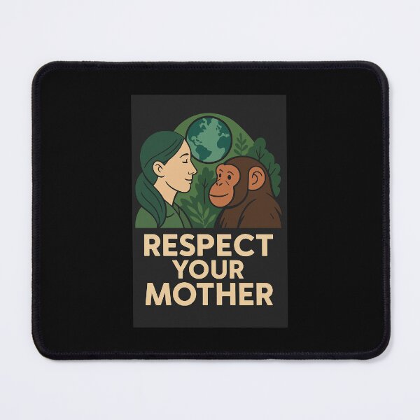 Item preview, Respect Your Mother – Jane Goodall Inspired Environmental Design designed and sold by LoaiArt.