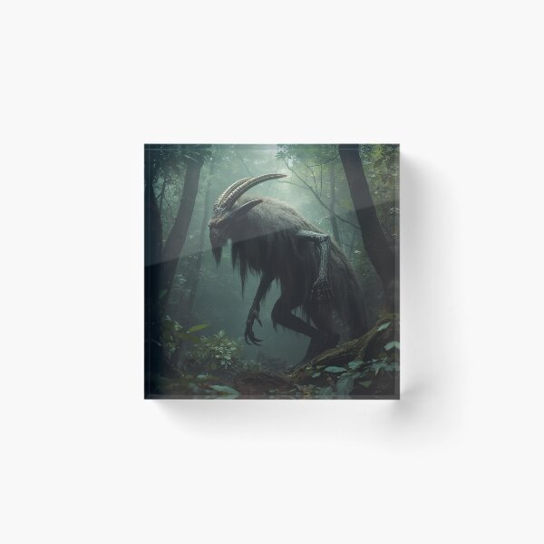 Item preview, Goatman in the Dark Forest designed and sold by SweetRossel.