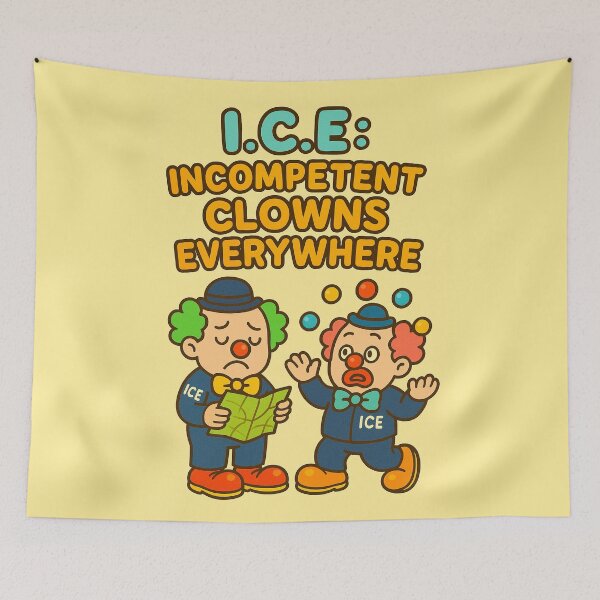 Item preview, I.C.E.: Incompetent Clowns Everywhere designed and sold by WheelieGdArt.
