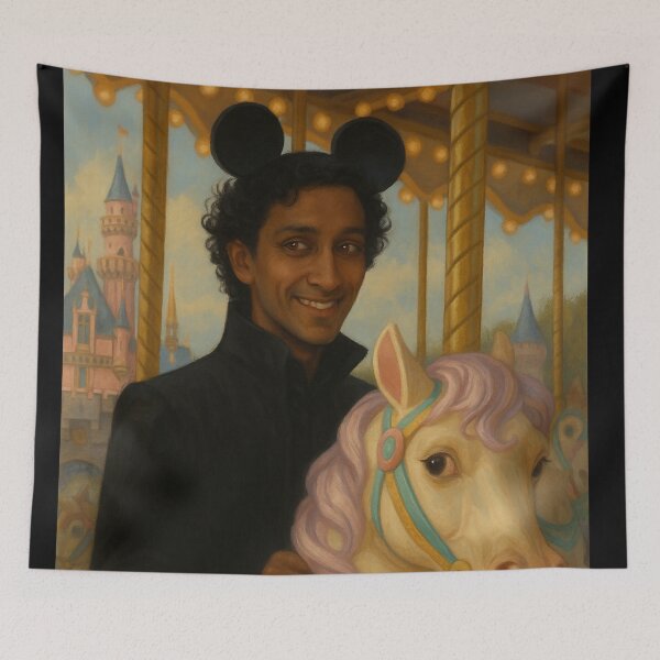 Item preview, Gothic Carousel Dream – Dark Fantasy Portrait designed and sold by Mouraludia.