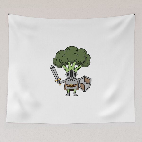 Item preview, Broccoli Knight Defender  designed and sold by Kaitlybarnet.