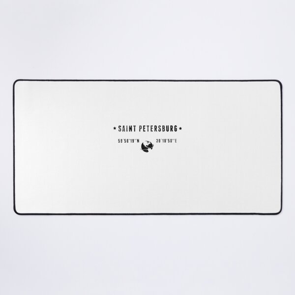 Item preview, Saint Petersburg Russia Latitude Longitude Coordinates designed and sold by capricedefille.