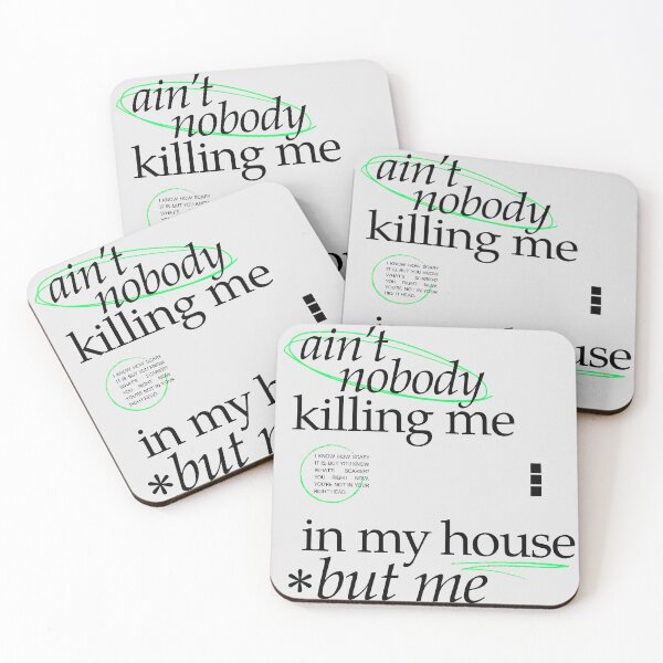 Item preview, Supernatural: ain't nobody killing me in my house but me designed and sold by Heeby Jeebys.