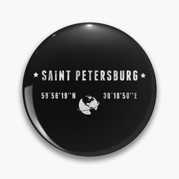 Item preview, Saint Petersburg Russia Latitude Longitude Coordinates designed and sold by capricedefille.