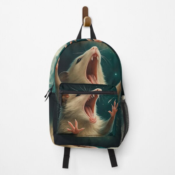 Item preview, Three Possum Moon 3 Opossum Retro Howling Cursed Meme designed and sold by Georgiodaccache.
