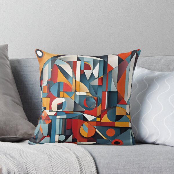 Item preview, Abstract Cubistic Art Piece: City of Future | Abstract Cubism designed and sold by UnhingedBird.