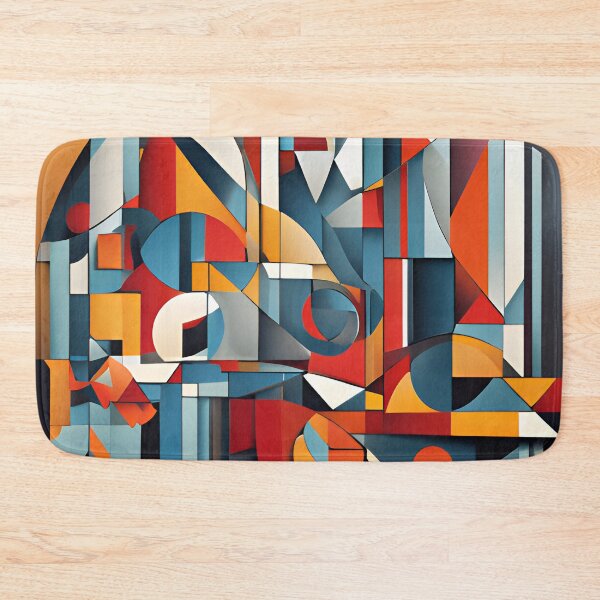 Item preview, Abstract Cubistic Art Piece: City of Future | Abstract Cubism designed and sold by UnhingedBird.